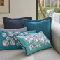 HOUSSE COUSSIN 30X60 BALEARES EMERAUDE  - SYLVIE THIRIEZ