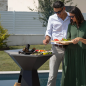 BRASERO-PLANCHA 'FESTIN 105' CORTEN - HEXAGONE BRASERO-PLANCHA 'FESTIN 105' CORTEN - HEXAGONE