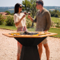 BRASERO-PLANCHA 'FESTIN 105' NOIR - HEXAGONE BRASERO-PLANCHA 'FESTIN 105' NOIR - HEXAGONE