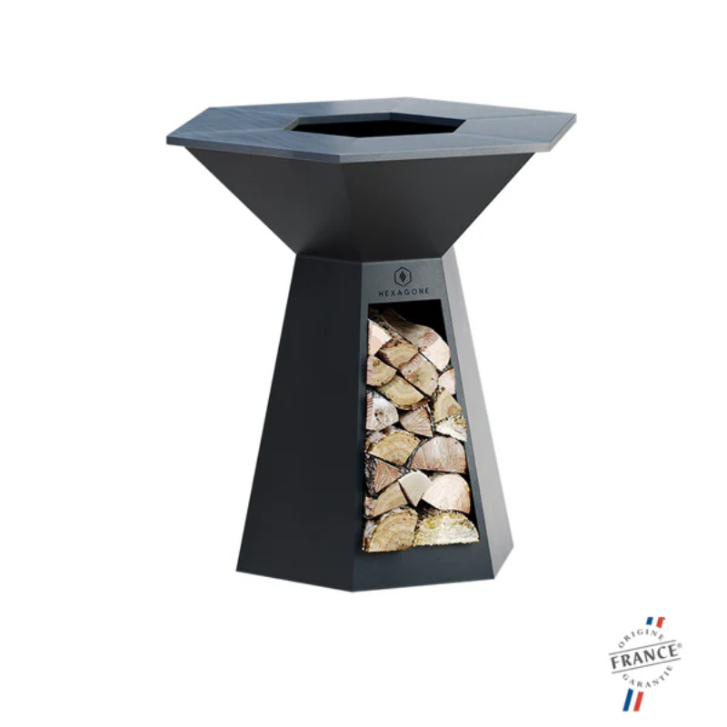 BRASERO-PLANCHA 'FESTIN 105' NOIR - HEXAGONE BRASERO-PLANCHA 'FESTIN 105' NOIR - HEXAGONE