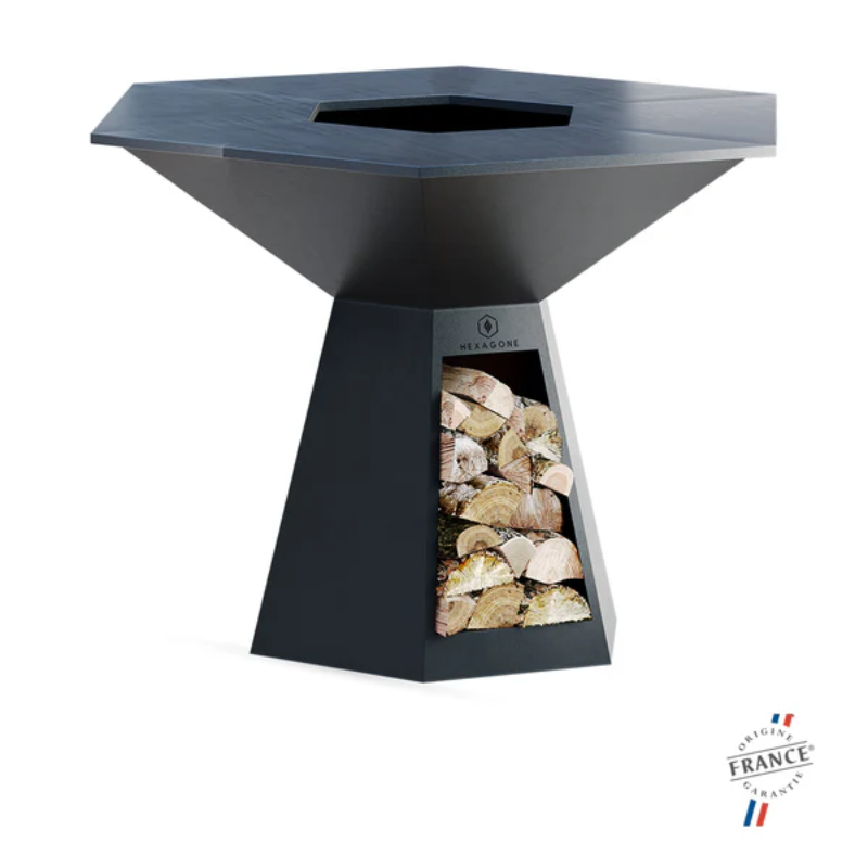 BRASERO-PLANCHA 'GRAND BANQUET 150' NOIR - HEXAGONE BRASERO-PLANCHA 'GRAND BANQUET 150' NOIR - HEXAGONE
