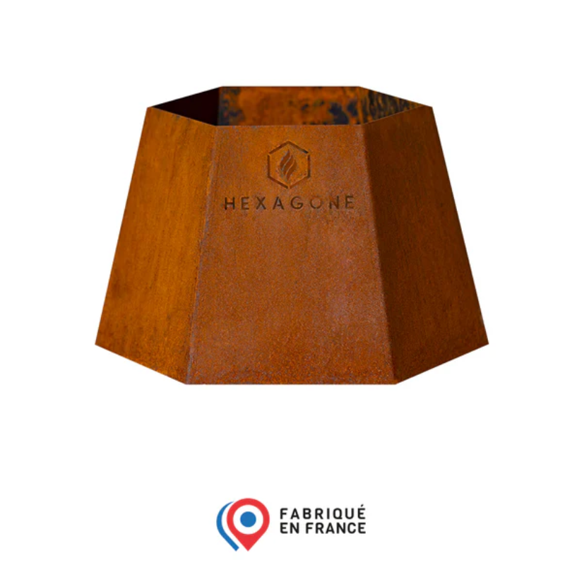 PIED BAS CORTEN GRAND BANQUET 150 -HEXAGONE PIED BAS CORTEN GRAND BANQUET 150 -HEXAGONE