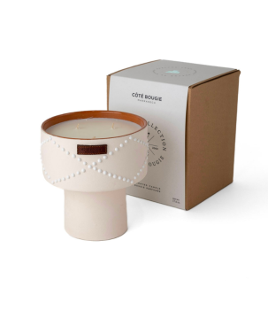 BOUGIE "COUPE NOMAD" BLANC M  DATTES - COTE BOUGIE