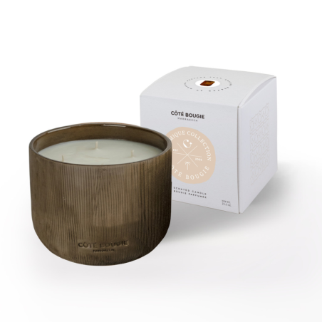 BOUGIE "TAMILA" M CUIR OBSCUR - COTE BOUGIE