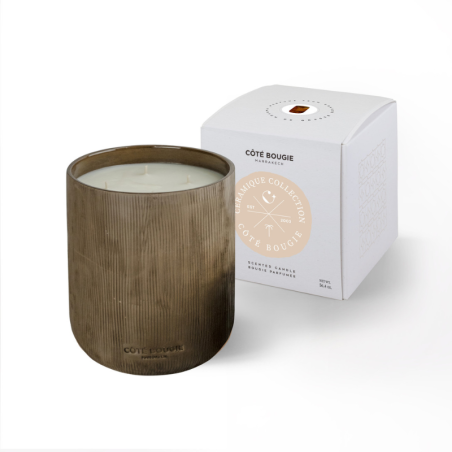 BOUGIE "TAMILA" L CUIR OBSCUR - COTE BOUGIE