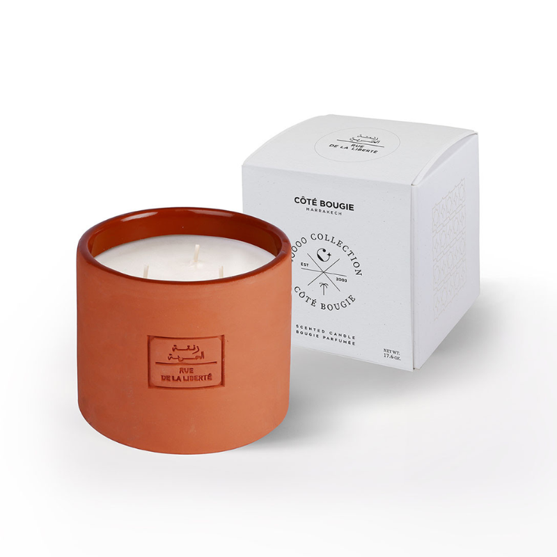 BOUGIE "RUE DE LA LIBERTE"  M AMANDE/FL.ORANGER - COTE BOUGIE