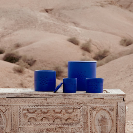 BOUGIE "IZZA BLEU" M MANDARINE MAJORELLE - COTE BOUGIE