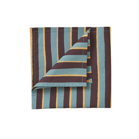 SERVIETTE DE TABLE HORIZON PRUNE  - SYLVIE THIRIEZ
