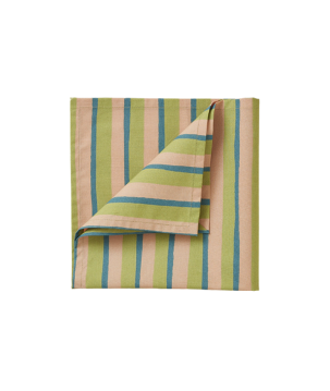 SERVIETTE DE TABLE HORIZON ROSE PECHE  - SYLVIE THIRIEZ