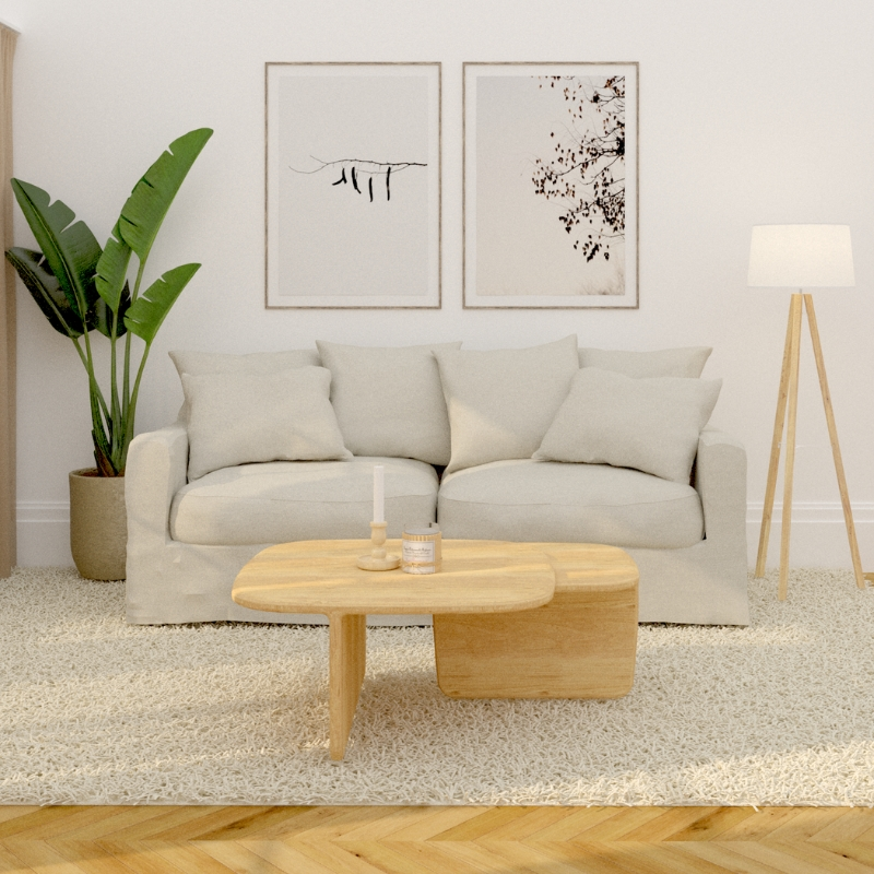 CANAPE BIARRITZ LIN 3 PL 206 CM -NEWLIN 7 COLORIS CANAPE BIARRITZ LIN 3 PL 206 CM -NEWLIN 7 COLORIS