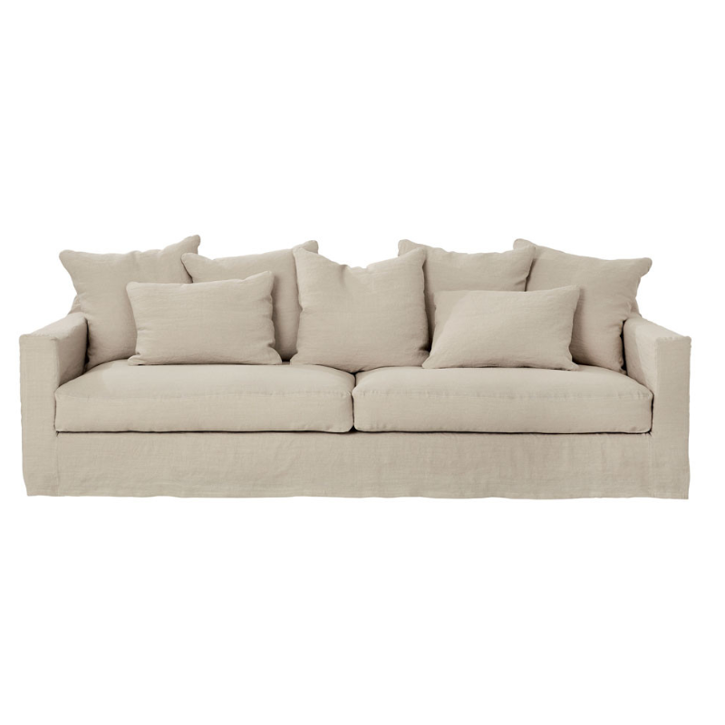 CANAPE BIARRITZ LIN 4 PL 240 CM -NEWLIN 7 COLORIS CANAPE BIARRITZ LIN 4 PL 240 CM -NEWLIN 7 COLORIS