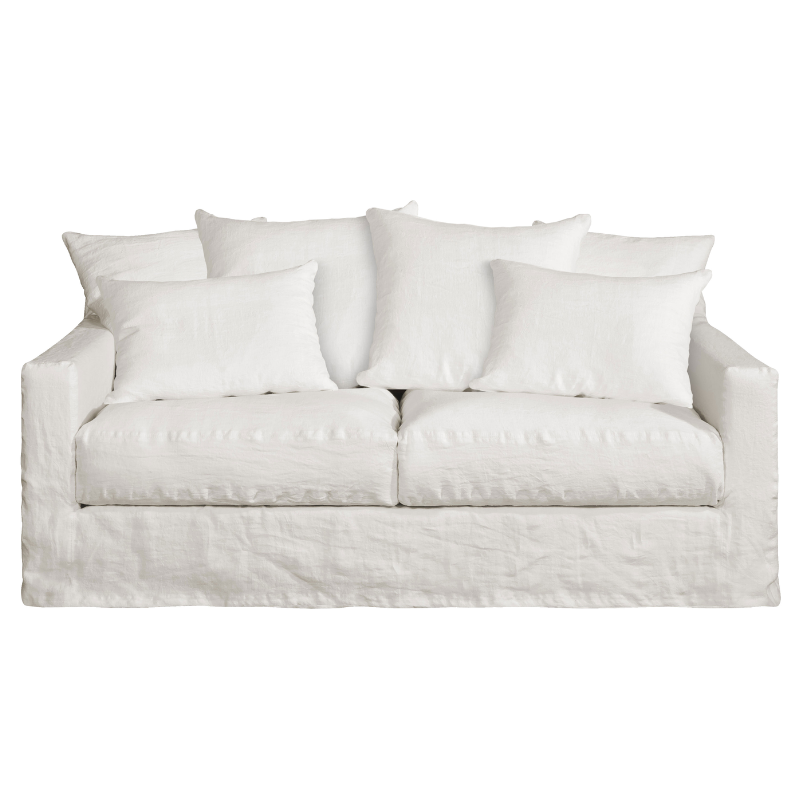CANAPE BIARRITZ 2 PL 186 CM - MASSAÏ 6 COLORIS CANAPE BIARRITZ 2 PL 186 CM - MASSAÏ 6 COLORIS