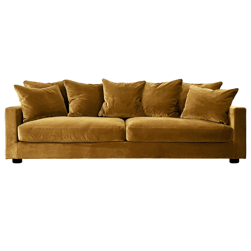 CANAPE BLAGNAC 4 PL 240 CM - CALEIDO 59 COLORIS - LIN/COTON CANAPE BLAGNAC 4 PL 240 CM - CALEIDO 59 COLORIS - LIN/COTON