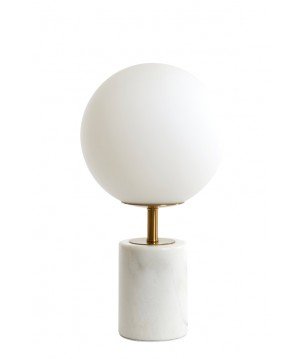 LAMPE DE TABLE MEDINA BLANC Blanc - Ø25 CM