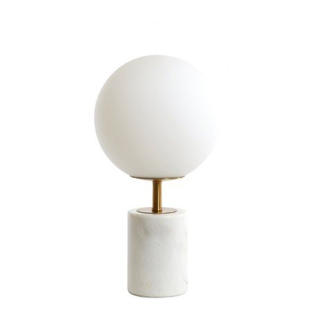 LAMPE DE TABLE MEDINA BLANC Blanc - Ø25 CM