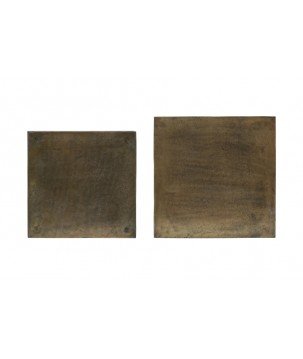 TABLE D'APPOINT BANOS - BRONZE ANTIQUE - ENSEMBLE