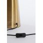 LAMPE DE TABLE PLISSEE - VERRE/ OR - Ø40 CM LAMPE DE TABLE PLISSEE - VERRE/ OR - Ø40 CM