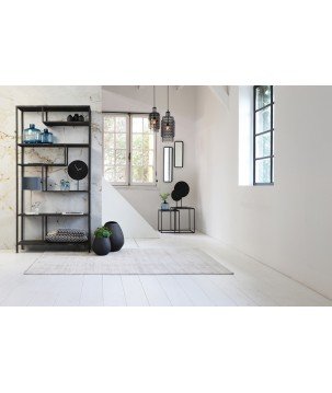 TABLE D'APPOINT BANOS - PLOMB ANTIQUE  - 44,5x44,5x50,5 CM