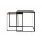 TABLE D'APPOINT BANOS - BRONZE ANTIQUE - ENSEMBLE TABLE D'APPOINT BANOS - BRONZE ANTIQUE - ENSEMBLE