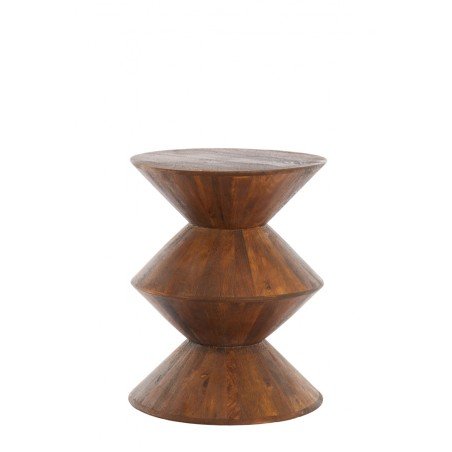 TABLE D'APPOINT LARUS  - BOIS - Ø40 CM