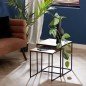 TABLE D'APPOINT BANOS - BRONZE ANTIQUE - ENSEMBLE TABLE D'APPOINT BANOS - BRONZE ANTIQUE - ENSEMBLE