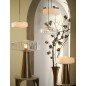 LAMPE DE TABLE PLISSEE - VERRE/ OR - Ø40 CM LAMPE DE TABLE PLISSEE - VERRE/ OR - Ø40 CM