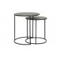 TABLE D'APPOINT RENGO BRONZE ANTIQUE - Ø49 CM TABLE D'APPOINT RENGO BRONZE ANTIQUE - Ø49 CM