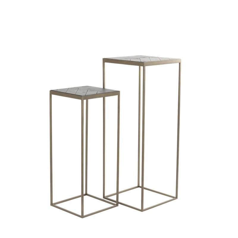 TABLE D'APPOINT - BOIS/ BRONZE ANTIQUE TABLE D'APPOINT - BOIS/ BRONZE ANTIQUE