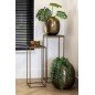 TABLE D'APPOINT - BOIS/ BRONZE ANTIQUE TABLE D'APPOINT - BOIS/ BRONZE ANTIQUE