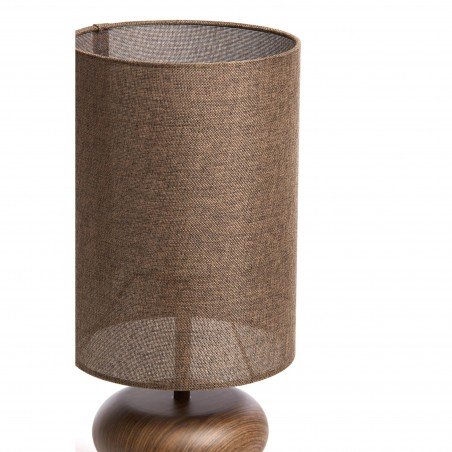 LAMPE DE TABLE DANIELO - Marron - Ø22 CM