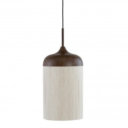 SUSPENSION DANIA MARRON/ CREME - Ø27.5x52 CM