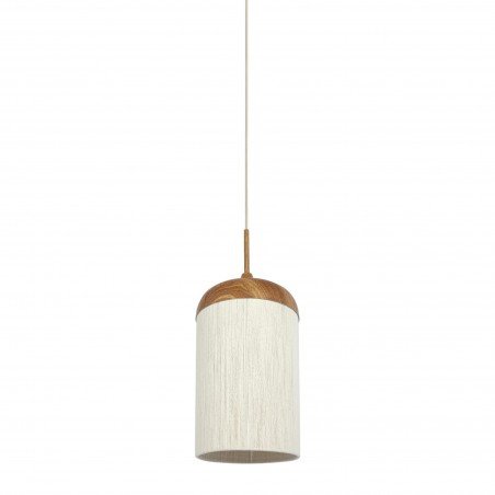 SUSPENSION DANIA NATUREL/ CREMME - Ø27.5x52 CM