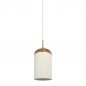 SUSPENSION DANIA NATUREL/ CREMME - Ø27.5x52 CM SUSPENSION DANIA NATUREL/ CREMME - Ø27.5x52 CM