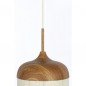 SUSPENSION DANIA NATUREL/ CREMME - Ø27.5x52 CM SUSPENSION DANIA NATUREL/ CREMME - Ø27.5x52 CM