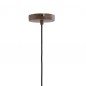 SUSPENSION DANIA MARRON/ CREME - Ø22 CM SUSPENSION DANIA MARRON/ CREME - Ø22 CM