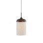 SUSPENSION DANIA MARRON/ CREME - Ø22 CM SUSPENSION DANIA MARRON/ CREME - Ø22 CM