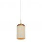 SUSPENSION DANIA NATUREL/ CREMME - Ø27.5x52 CM SUSPENSION DANIA NATUREL/ CREMME - Ø27.5x52 CM