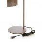 LAMPE DE TABLE DONIO- Marron - 26x20x59.5 CM LAMPE DE TABLE DONIO- Marron - 26x20x59.5 CM