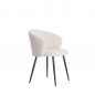 CHAISE DE SALLE A MANGER RADAJA CREME - 58x58x78 CM CHAISE DE SALLE A MANGER RADAJA CREME - 58x58x78 CM