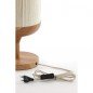 LAMPE DE TABLE DANIA - CREME/NATUREL - Ø22.5x50 CM LAMPE DE TABLE DANIA - CREME/NATUREL - Ø22.5x50 CM