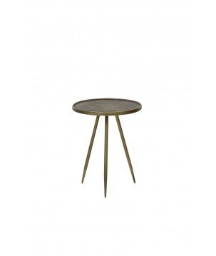 Table d'appoint Envira - Or antique - Ø39,5x50,5cm