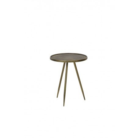 Table d'appoint Envira - Or antique - Ø39,5x50,5cm