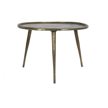 Table d'appoint Kach - Bronze antique - Ø59x41 cm