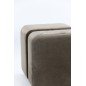 Pouf Piazza - Gris - 40x40x42.5cm Pouf Piazza - Gris - 40x40x42.5cm