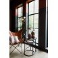 Table d'appoint Doba - Noir antique - Ø50cm