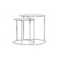 Table d'appoint Duarte - Nickel - Ø50cm