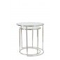 Table d'appoint Duarte - Nickel - Ø50cm
