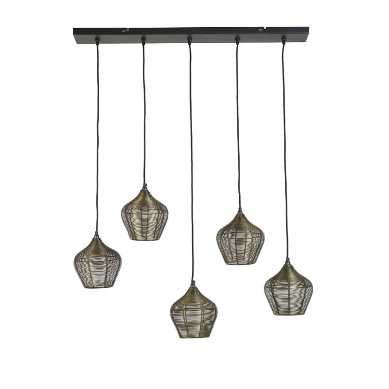 Suspension Alvaro - Bronze Antique - 100x20x122cm - 5L Suspension Alvaro - Bronze Antique - 100x20x122cm - 5L