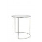 Table d'appoint Duarte - Nickel - Ø50cm