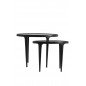 Table d'appoint Arica - Noir - 70x33x53cm